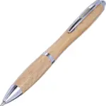 Balpen Carson | Bamboe | Zilverdetails — productfoto 4