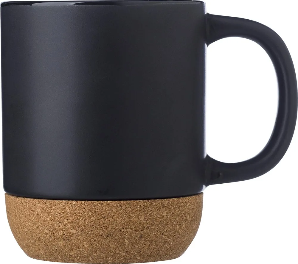 Mok Rosamund | Keramisch | Kurk bodem | 300 ml productfoto 3 - Hidalgo-werbeartikel Mok Rosamund | Keramisch | Kurk bodem | 300 ml — productfoto 3