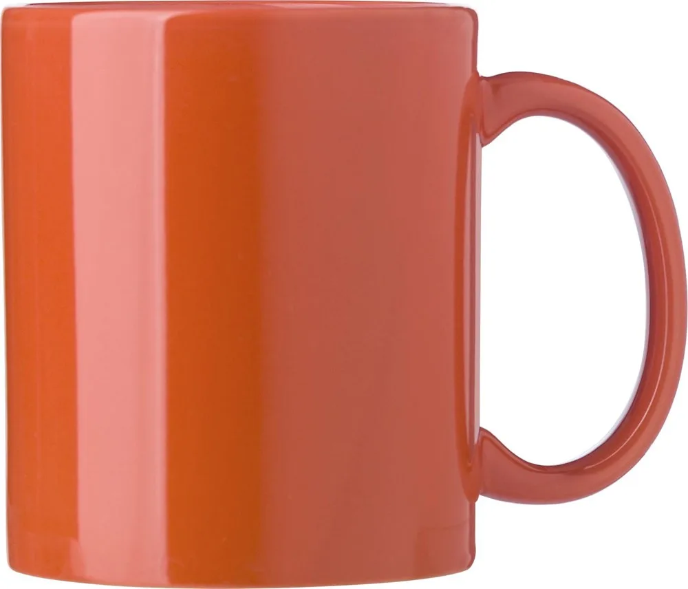Mok Kenna | Keramisch | 300 ml oranje - Hidalgo-werbeartikel Mok Kenna | Keramisch | 300 ml, oranje