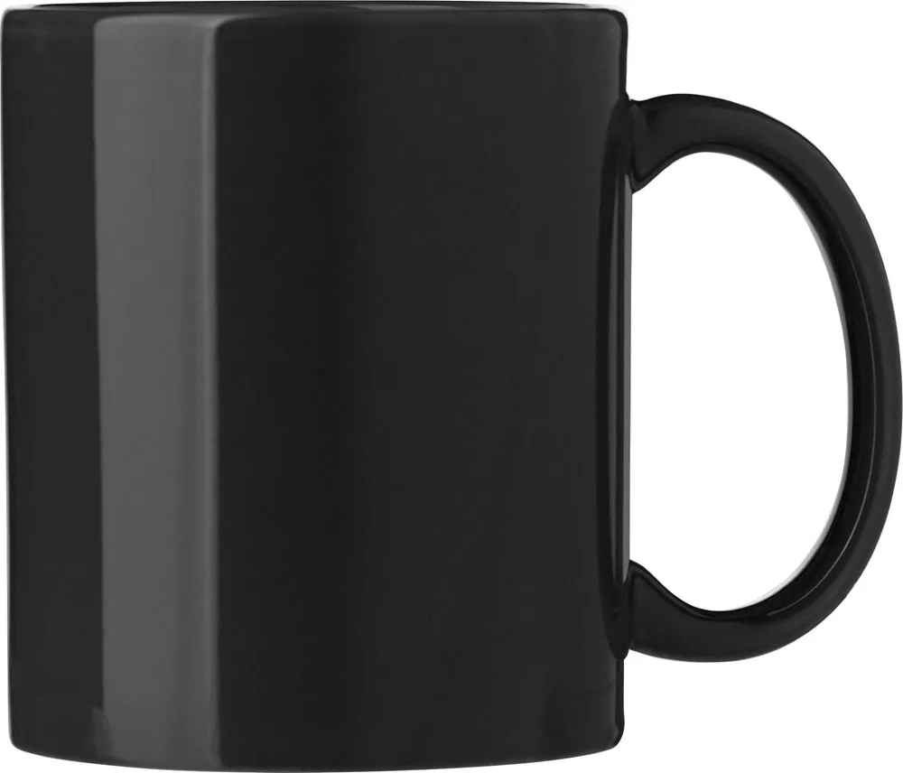 Mok Kenna | Keramisch | 300 ml zwart - Hidalgo-werbeartikel Mok Kenna | Keramisch | 300 ml, zwart