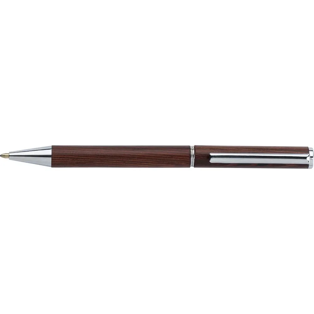 Balpen Raquelle | Zwart hout | Draai