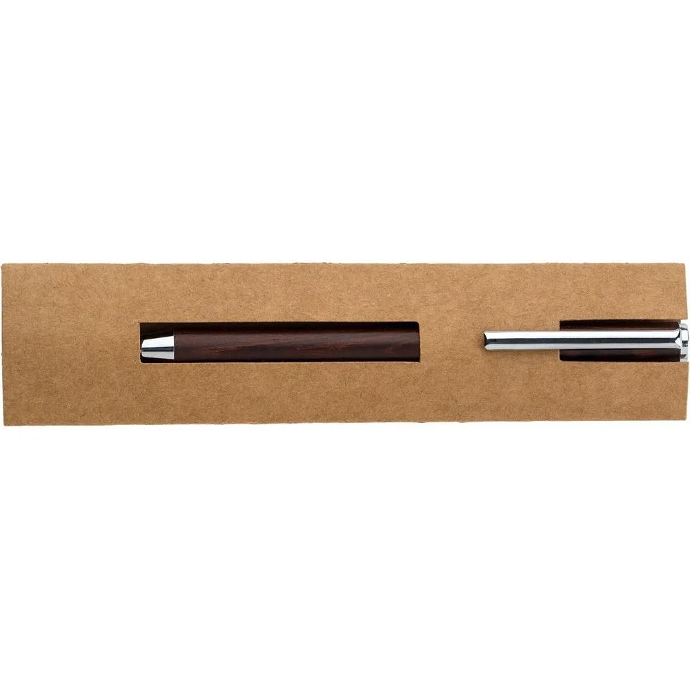 Balpen Raquelle | Zwart hout | Draai productfoto 3 - Hidalgo-werbeartikel Balpen Raquelle | Zwart hout | Draai — productfoto 3
