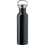Drinkfles Poppy | Rvs 304 | 700 ml, zwart