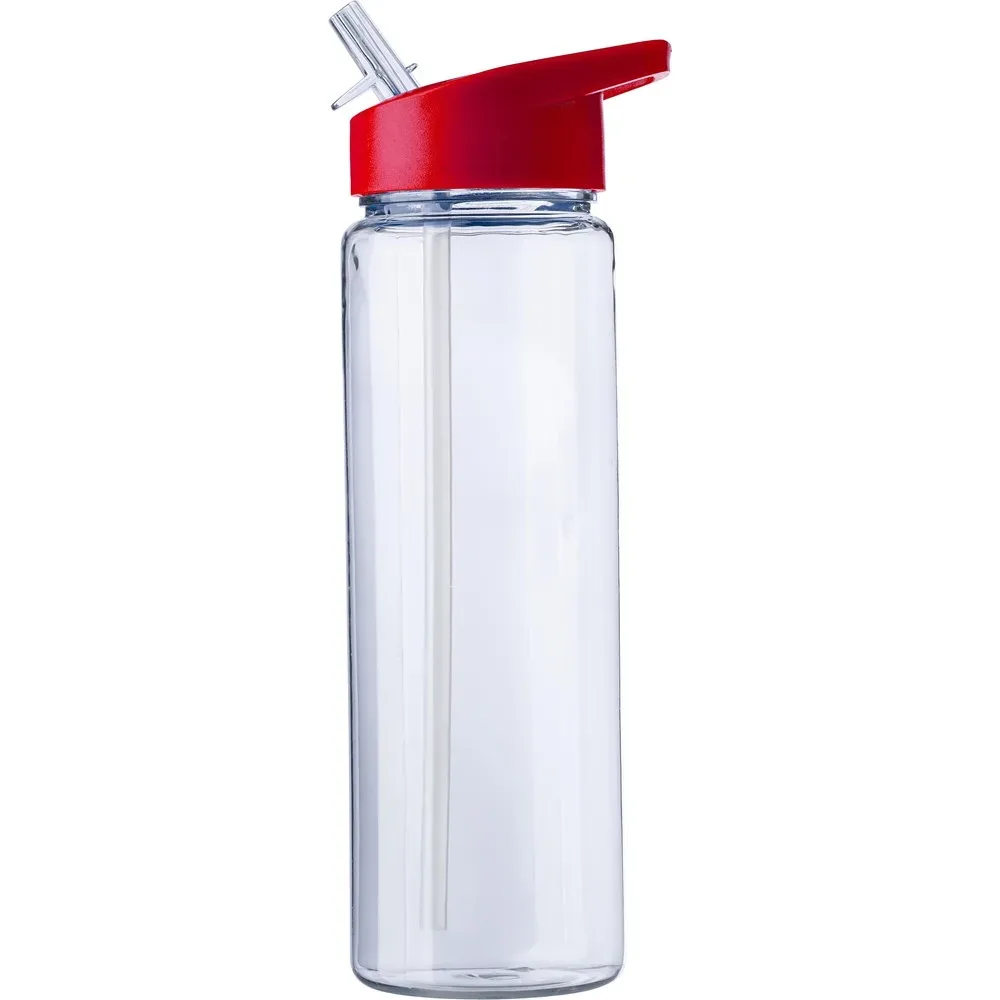rPET Trinkflasche Ahmed bedrucken Trinkhalm recycelt 750ml — Produktfoto 2
