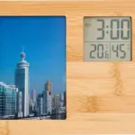 Weerstation Colton | Bamboe | Fotolijst — productfoto 2