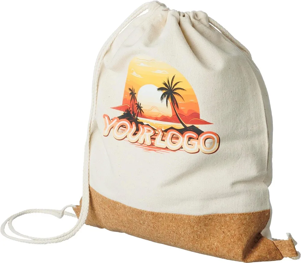 Rugzak Tianna | Katoen 250 g/m² | Kurk | 1,2 l