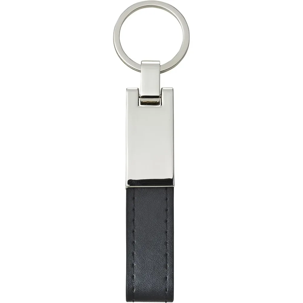 Sleutelhanger Keon | Staal en synthetisch leer