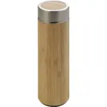 Drinkfles Yara | Rvs en bamboe | 420 ml | Thee-infuser — productfoto 2