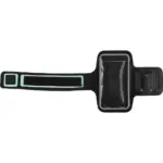 Telefoonarmband Danny | Kunststof en klittenband — productfoto 3