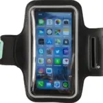Telefoonarmband Danny | Kunststof en klittenband — productfoto 4