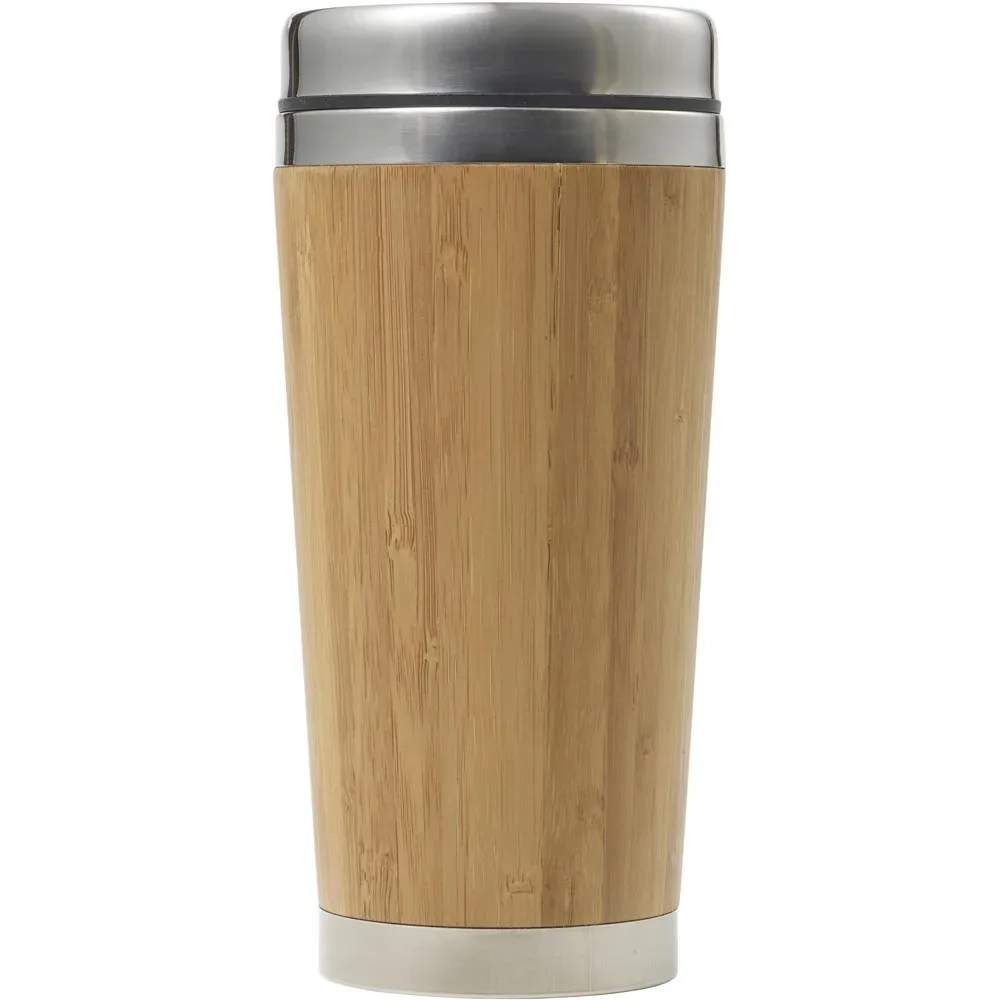 Reisbeker Sabine | Bamboe en rvs | 400 ml