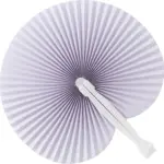 Handwaaier Dylan | Papier | Wit handvat
