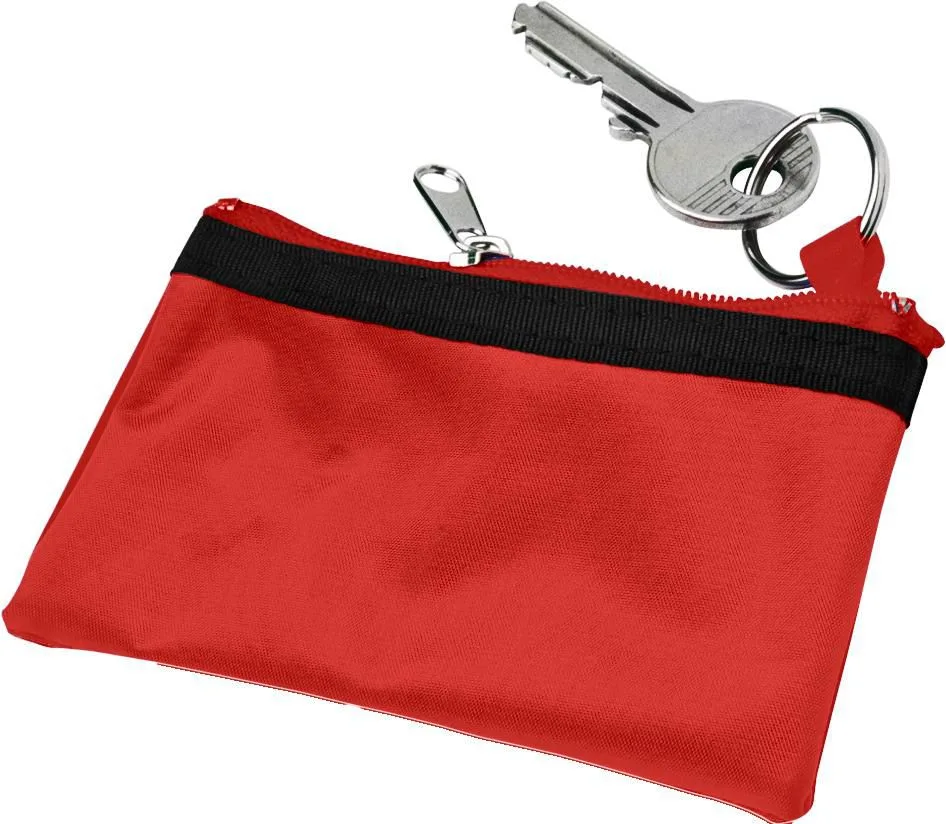 Sleutelportemonnee Sheridan rood - Hidalgo-werbeartikel Sleutelportemonnee Sheridan, rood