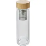 Drinkfles Vicente | Glas | Bamboe deksel | 420 ml