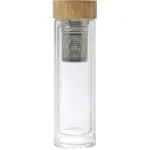 Drinkfles Vicente | Glas | Bamboe deksel | 420 ml — productfoto 2