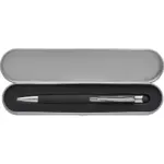 Balpen Thea | Aluminium zwart - Hidalgo-werbeartikel Balpen Thea | Aluminium, zwart