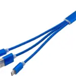 3-in-1 Charging Cable Alvin Printed Aluminium Keyring Mini