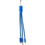 3-in-1 Charging Cable Alvin Printed Aluminium Keyring Mini — product photo 3
