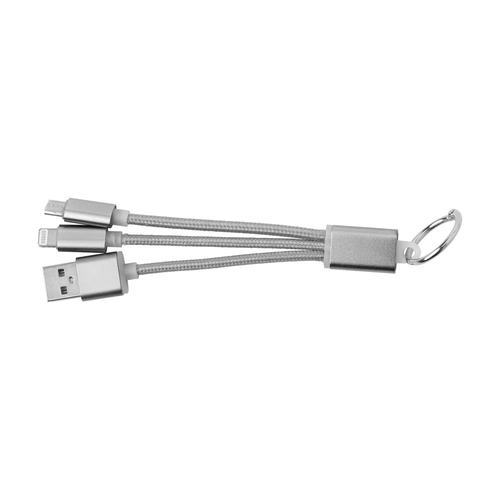 3-in-1 Charging Cable Alvin Printed Aluminium Keyring Mini — product photo 8