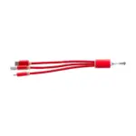 3-in-1 Charging Cable Alvin Printed Aluminium Keyring Mini