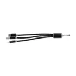 3-in-1 Charging Cable Alvin Printed Aluminium Keyring Mini
