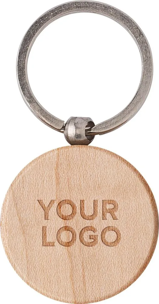 Sleutelhanger May | Hout productfoto 2 - Hidalgo-werbeartikel Sleutelhanger May | Hout — productfoto 2