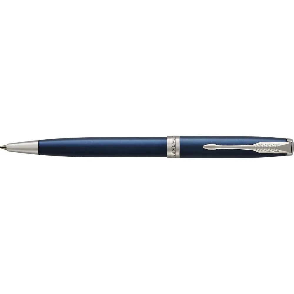 Parker Sonnet balpen | Chroomkleurige details productfoto 2 - Hidalgo-werbeartikel Parker Sonnet balpen | Chroomkleurige details — productfoto 2