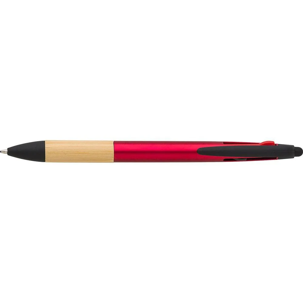 Balpen Malachi | 3 kleuren | Stylus rood - Hidalgo-werbeartikel Balpen Malachi | 3 kleuren | Stylus, rood