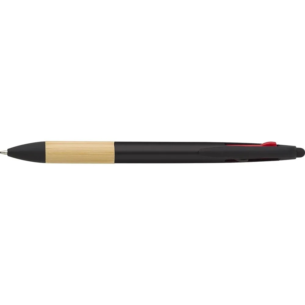 Balpen Malachi | 3 kleuren | Stylus zwart - Hidalgo-werbeartikel Balpen Malachi | 3 kleuren | Stylus, zwart