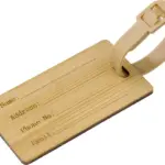Kofferlabel Shawn | Bamboe - Hidalgo-werbeartikel Kofferlabel Shawn | Bamboe