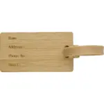 Kofferlabel Shawn | Bamboe — productfoto 3