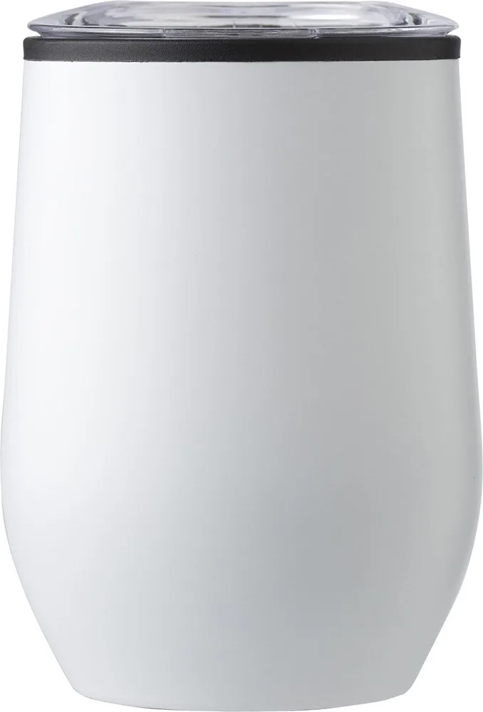 Dubbelwandige thermosbeker Zoe | 300 ml wit - Hidalgo Dubbelwandige thermosbeker Zoe | 300 ml, wit