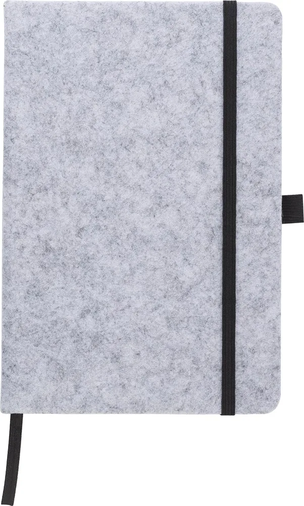 Notitieboek Harper | Gerecycled vilt | A5 | Gelijnd