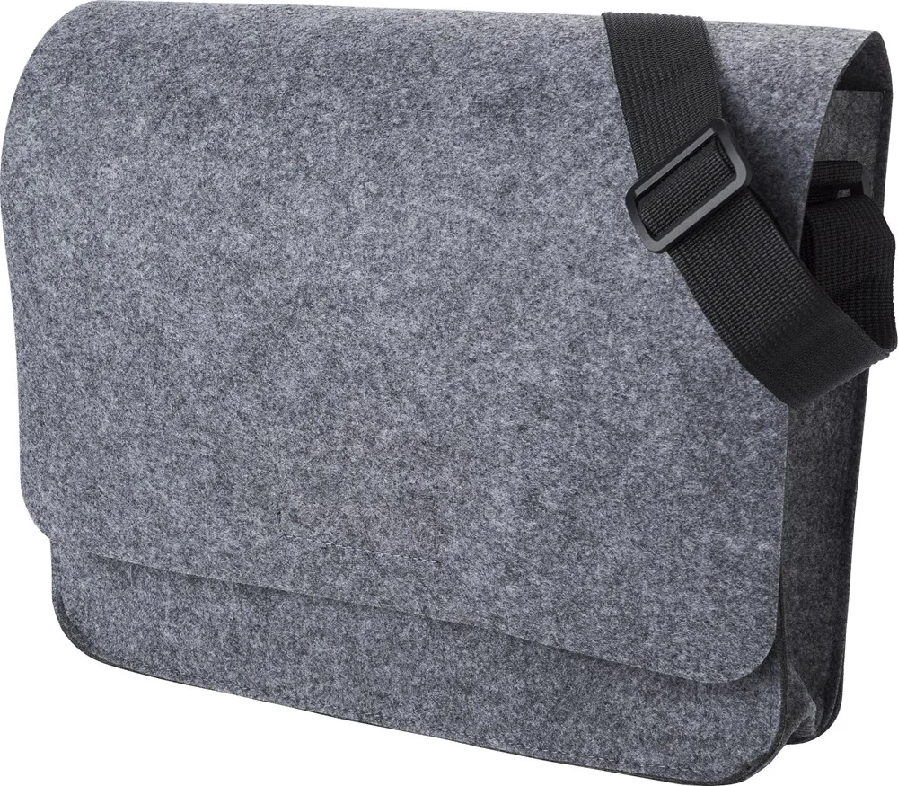 Laptoptas Layla | Gerecycled vilt | 15 inch | Klittenband