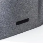 Laptoptas Layla | Gerecycled vilt | 15 inch | Klittenband — productfoto 6