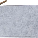 Cosmetisch tasje Lucy | Gerecycled vilt | Synthetisch leren details — productfoto 3