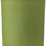 Glazen kaars Lucas | Plantaardig was | 200 g, groen