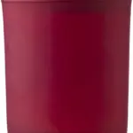 Glazen kaars Lucas | Plantaardig was | 200 g, rood