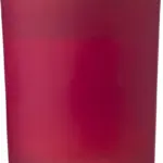 Kaars Josiah | Glas met bamboe deksel | Sojawas | 280 g, rood
