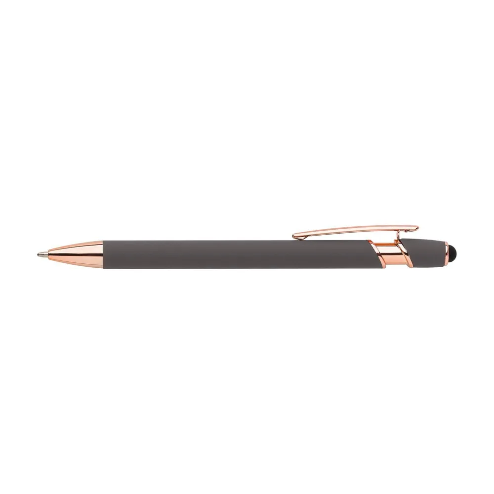 Balpen Anthony | Stylus grijs - Hidalgo-werbeartikel Balpen Anthony | Stylus, grijs
