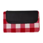 Fleecedeken Vesper | Gerecycled, rood