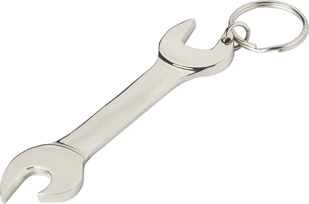 Sleutelhanger Gideon | Metaal | Moersleutelvorm | Flesopener