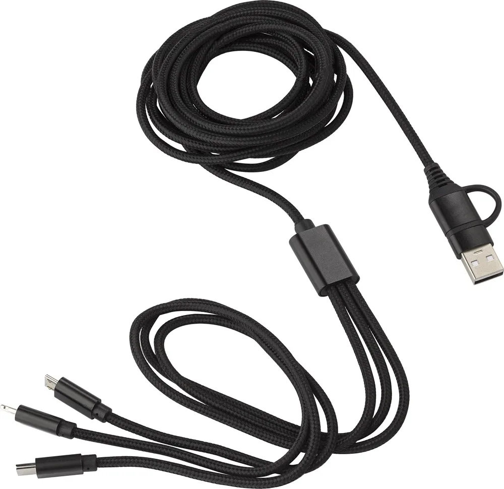 Nylon oplaadkabel Sable