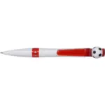 Kunststof balpen Prem, rood