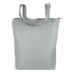 ATLANTA – Tas van 300D polyester met rits an bodemvouw, grijs