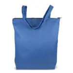 ATLANTA – Tas van 300D polyester met rits an bodemvouw, koningsblauw