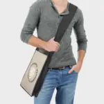 GENF – Courier tas van kraftpapier en PP non-woven — productfoto 2