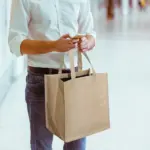 HELSINKI – Draagtas van kraftpapier en PP non-woven — productfoto 2