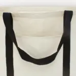 MARBELLA – Grote canvas tas met bodem- en zijvouw, voorzien van een voorvak — productfoto 6