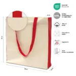 PALMA Tas met bodem- en zijvouwen productfoto 5 - Hidalgo-werbeartikel PALMA – Tas met bodem- en zijvouwen — productfoto 5
